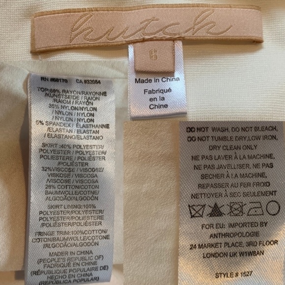 NWOT Anthropologie Hutch Kalyn Halter Multicolor Dress 6 - Picture 8 of 9